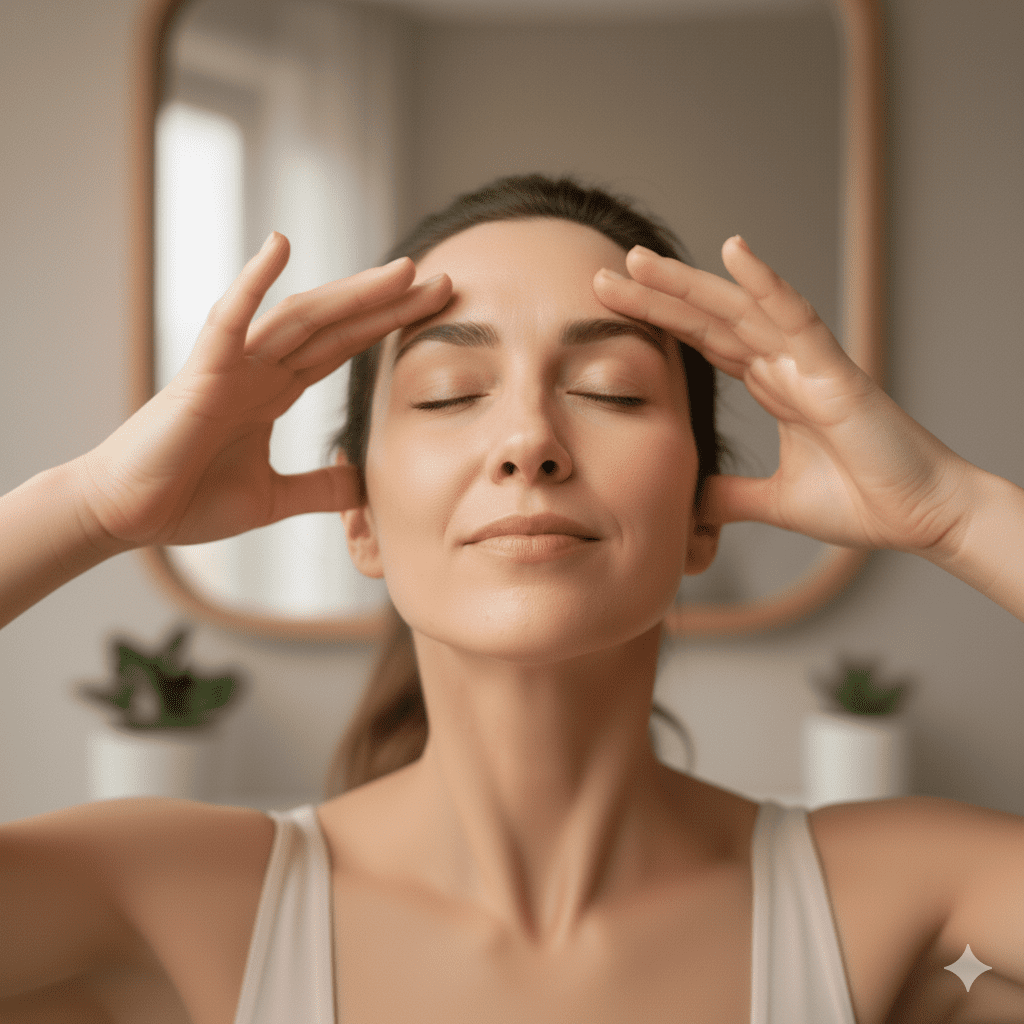 yoga facial ejercicios