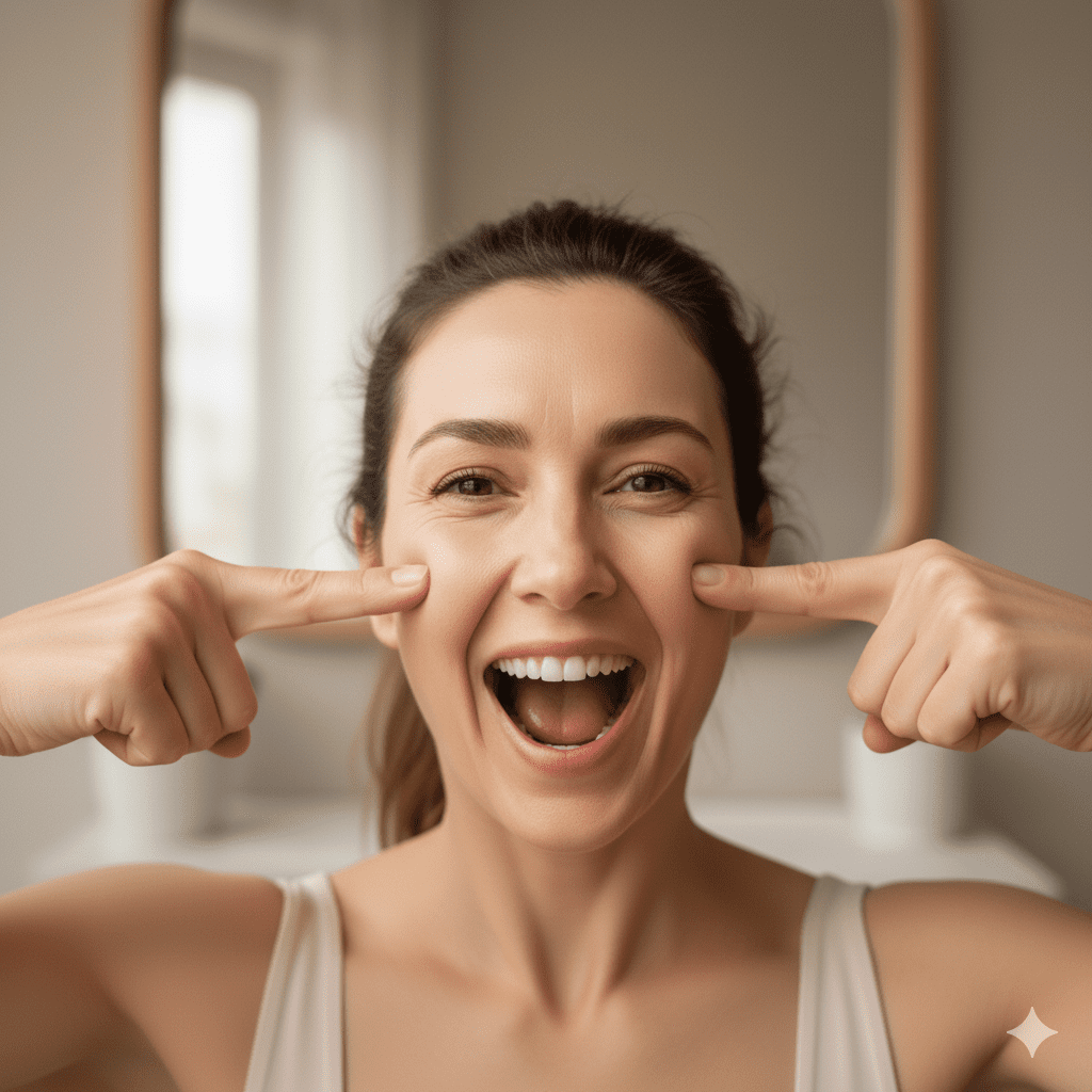 yoga facial ejercicios