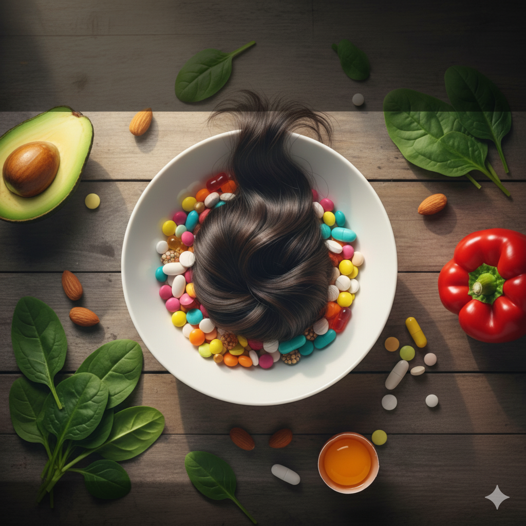 vitaminas para el cabello