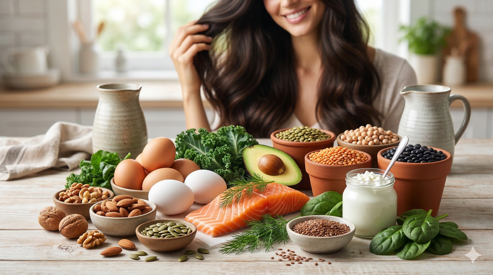 proteínas para la caída del cabello